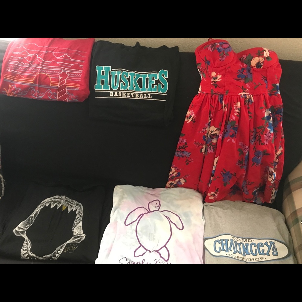 Tshirt, long sleeve shirts, dress